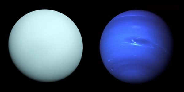 The ice giants Uranus and Neptune