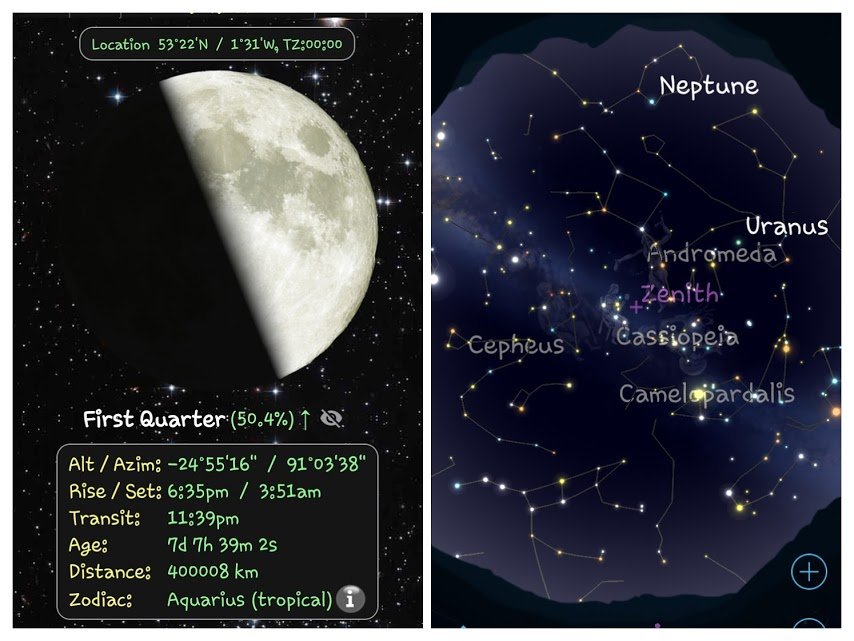 Astronomy apps can help you identify celestial objects