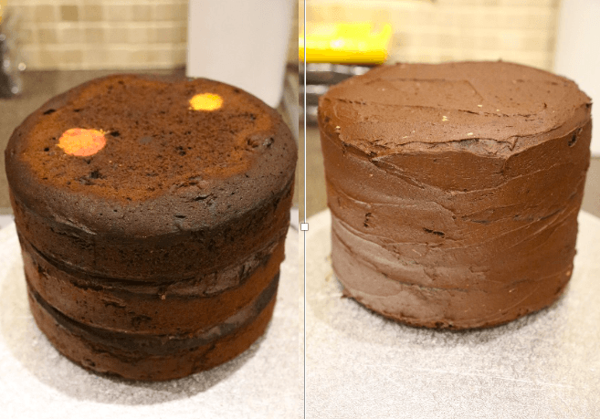 solar system cake preparation 