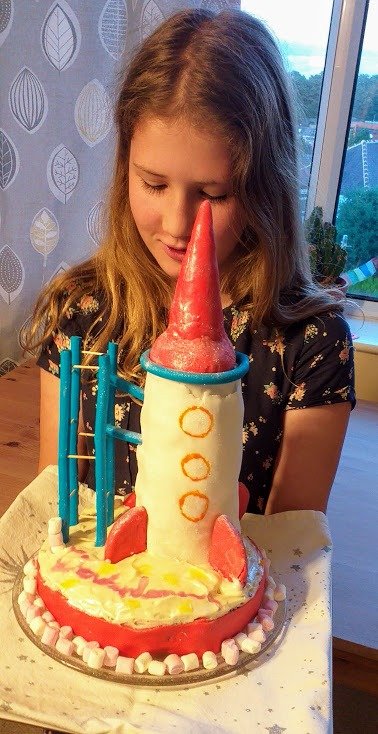 Rocket Launch Cake  Rocket cake, Cake, Boy birthday cake