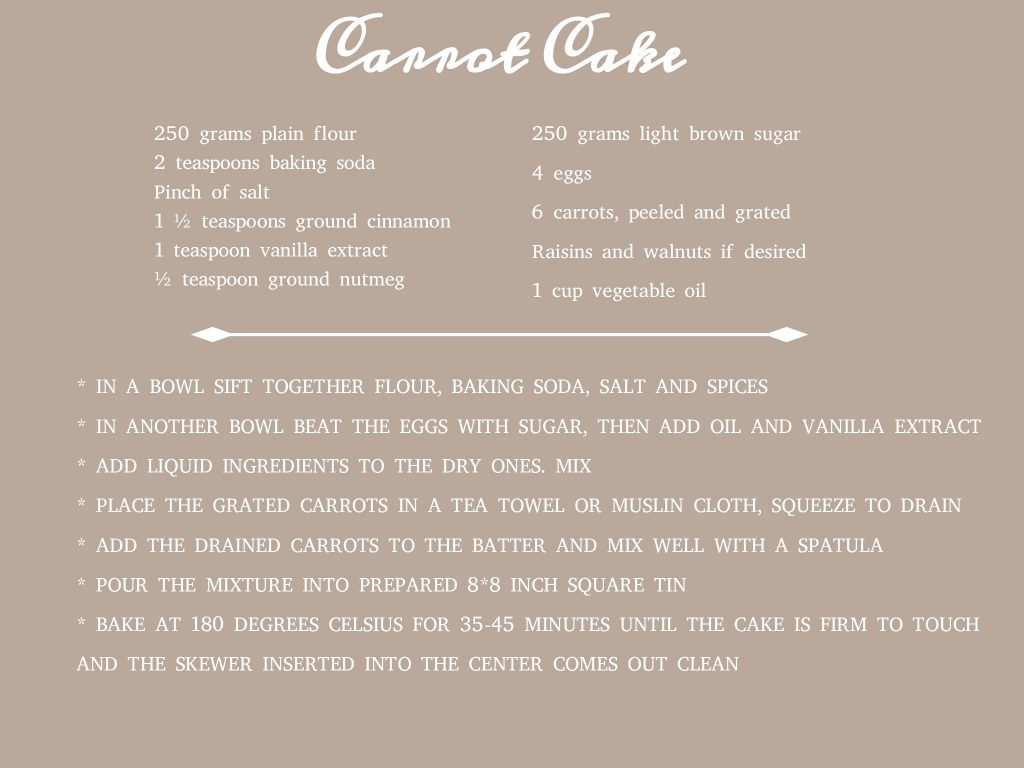 Rocket cake: carrot cake part