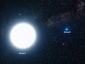 Sirius A and its companion Sirius B