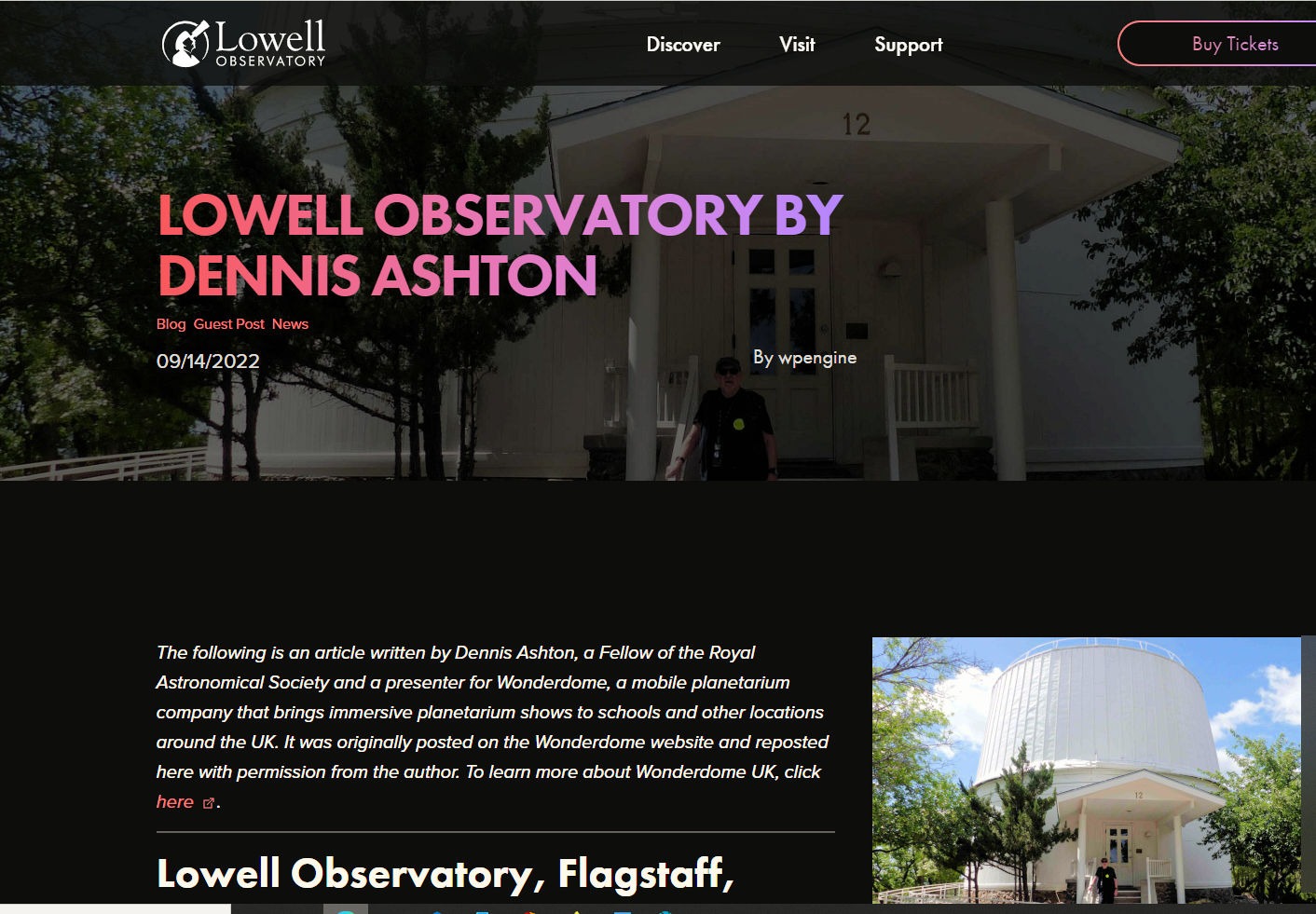 Lowell blog page