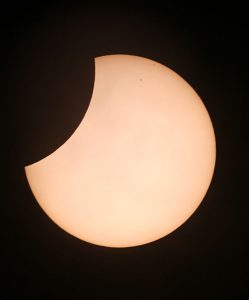 Solar eclipse Oct 2022