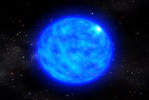 Blue giant star