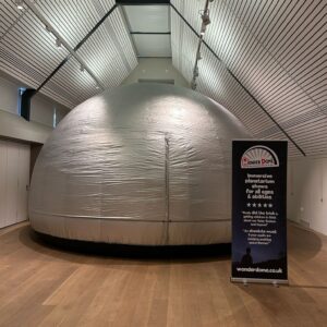 Wonderdome set up in school hall